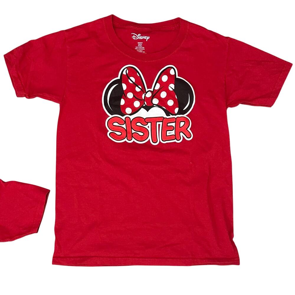 Disney Minnie Sister Red Shirt Sz. S (6/6X)